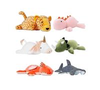 (Pink Dinosaur,38x29cm)60cm Big Dinosaur Weighted Plush Toy Cartoon Stuffed Animals Pillow Soft Cute Birthday Gift For Children