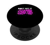 Pink Don't Get It Twisted Pink Graphic PopSockets PopGrip Adhesivo