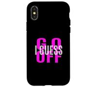 Pink Don't Let Me Stop You... Gráfico Rosa Carcasa para iPhone X/XS