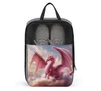 Pink Dragon in The Clouds - Bolsa de zapatos para viajes, uso diario, bolsa de almacenamiento antipolvo para zapatos de golf