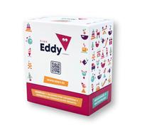 Pink Eddy - Cartas para Estimular el Lenguaje, Creadas por Logopedas | Primeras Palabras, Pictogramas y Comunicación | Juego de Memoria y Parejas con App | Niños 2-4 Años | Tarjetas Lavables