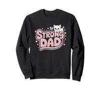 Pink Father’s Day Strong Dad Sudadera
