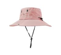 (Pink) Fisherman Hat Bucket Hat Waterproof Wide Brimmed Sun Hat Sunshade Summer Hat for Boy Girls Unisex Male Women Pink