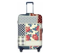 Pink Flamingo (2) Funda para equipaje, fundas lavables para maletas, fundas de equipaje de moda, funda protectora de maleta antiarañazos, isla paraíso en forma de corazón, XL, 1, Patchwork en País,