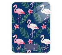 Pink Flamingo - Báscula de cocina para utensilios de cocina, 5 kg/5 g, báscula de cocina precisa con 4 unidades para hornear, cocinar, especias, báscula para pesar Personas