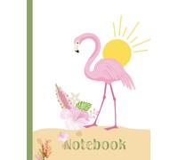 Pink Flamingo Paradise Notebook: 150 Lined Pages Journal for Writing