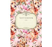 Pink Floral Dachshund Notebook: Cute Weenie Dog Journal for School Work Writing and Journaling