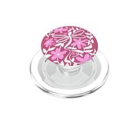Pink Floral Daisy Dragonfly Botanical Wildflower Vine Garden PopSockets PopGrip para MagSafe