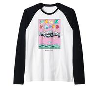 Pink Floyd 18 de Junio de 1975 Boston MA USA Main Release Camiseta Manga Raglan