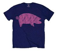 Pink Floyd Animals Pig AWBDG Blue Oficial Camiseta para Hombre (Large)