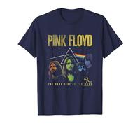Pink Floyd Band Prism Camiseta, Hombre, Azul Marino, M