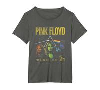 Pink Floyd Band Prism Camiseta, Mujer Tallas Grandes, Asfalto, 2XL Grande