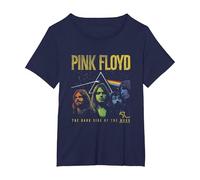 Pink Floyd Band Prism Camiseta, Mujer Tallas Grandes, Azul Marino, 2XL Grande