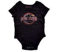 Pink Floyd - Body para Bebé Dark Side Of The Moon Vintage Bebé (12 Meses) (Negro)