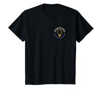Pink Floyd - Bombilla con Sonido Delicado de Trueno Camiseta, Niños, Negro, 8 años