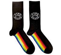 Pink Floyd Calcetines Spectrum Sole Band Logo oficial para hombre, color negro (Talla 7-11) Talla única
