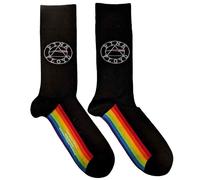 Pink Floyd Calcetines Spectrum Sole Band Logo oficial para hombre, color negro (Talla 7-11) Talla única