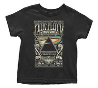 Pink Floyd - Camiseta Carnegie Hall Póster para Niños/Niñas (3 años) (Negro)