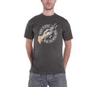 Pink Floyd - Camiseta oficial de 1975 con texto en inglés "Wish You were Here", unisex, color gris carbón, gris oscuro, M