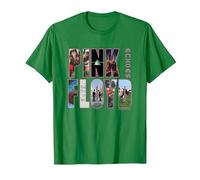 Pink Floyd Cover Camiseta, Hombre, Verde Kelly, XXL