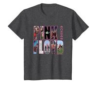 Pink Floyd Cover Camiseta, Niños, Jaspeado Oscuro, 12 años