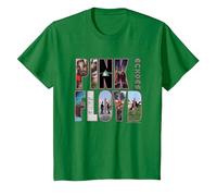 Pink Floyd Cover Camiseta, Niños, Verde Kelly, 8 años
