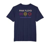 Pink Floyd Delicado Sonido de Trueno Camiseta, Hombre Tallas Grandes, Azul Marino, 3X Alto