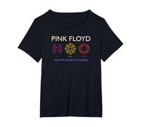 Pink Floyd Delicado Sonido de Trueno Camiseta, Mujer Tallas Grandes, Negro, 5XL Grande