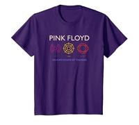 Pink Floyd Delicado Sonido de Trueno Camiseta, Niños, Morado, 8 años