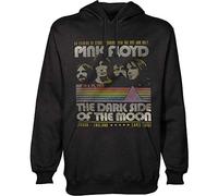 Pink Floyd - Felpa # S Black Unisex # Retro Stripes