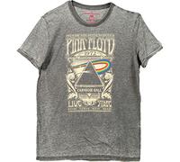 Pink Floyd Floyd Carnegie Hall (Burn out), Camiseta Hombre, Gris (Grey Grey), Large