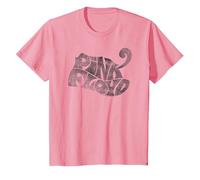 Pink Floyd Pink Logo Camiseta, Niños, Rosado, 8 años