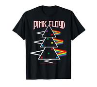 Pink Floyd Rainbow Prism Triángulo Pila Psicodélico Camiseta