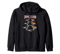 Pink Floyd Rainbow Prism Triángulo Pila Psicodélico Sudadera con Capucha