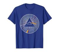 Pink Floyd Spokes Camiseta, Hombre, Azul Real, XL