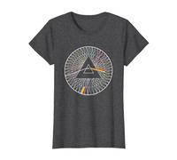 Pink Floyd Spokes Camiseta, Mujer, Jaspeado Oscuro, S