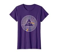 Pink Floyd Spokes Camiseta, Mujer, Morado, XL