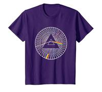 Pink Floyd Spokes Camiseta, Niños, Morado, 10 años