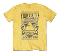 Pink Floyd - T-Shirt # L Unisex Yellow # Carnegie Hall Poster