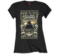 Pink Floyd - T-Shirt # S Ladies Black # Carnegie Hall Poster