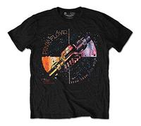 Pink Floyd - T-Shirt # Xl Black Unisex # Machine Greeting Orange