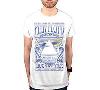 Pink Floyd - T-Shirt # Xxl White Unisex # Carnegie Hall Poster