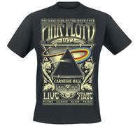 Pink Floyd The Dark Side of The Moon - Live On Stage 1972 Hombre Camiseta Negro 100% algodón Regular