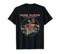 Pink Floyd Vintage Pyramids Camiseta, Hombre, Negro, 4XL