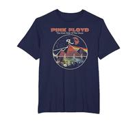 Pink Floyd Vintage Pyramids Camiseta, Hombre Tallas Grandes, Azul Marino, 5X Alto