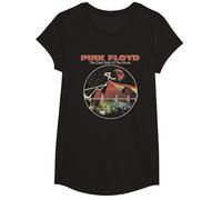 Pink Floyd Vintage Pyramids Camiseta, Niñas, Negro, S