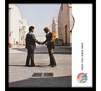 PINK FLOYD Wish You were Here - Álbum de fotos enmarcado (30,5 cm, madera, 32 x 32 x 1,5 cm), diseño de flores, multicolor