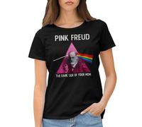 Pink Freud The Dark Side of Your mom Lover Camiseta de Mujer Negra Size L