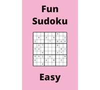 Pink Fun Sudoku Book, 9x9 Puzzles, 100 Pages, 5x8, Easy