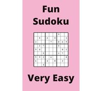 Pink Fun Sudoku Book, 9x9 Puzzles, 100 Pages, 5x8, Very Easy